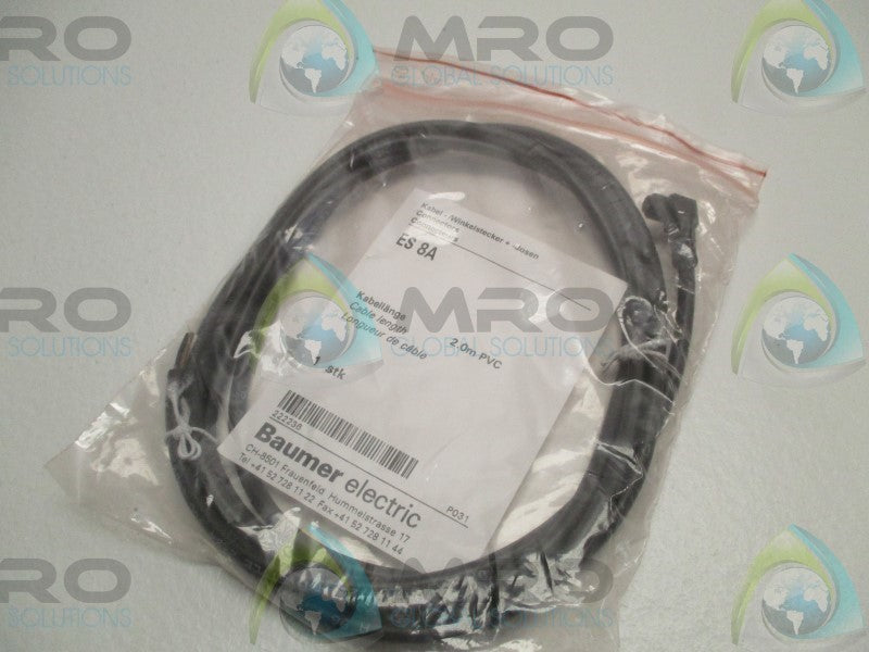 BAUMER ELECTRIC ES8A CABLE CONNECTOR  NSMP