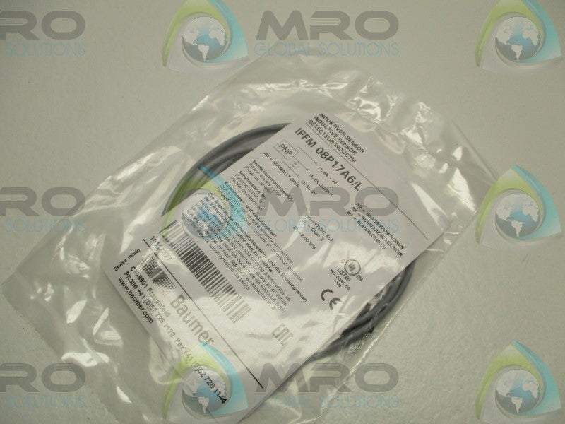 BAUMER ELECTRIC IFFM08P17A6/L INDUCTIVE SENSOR  NSMP