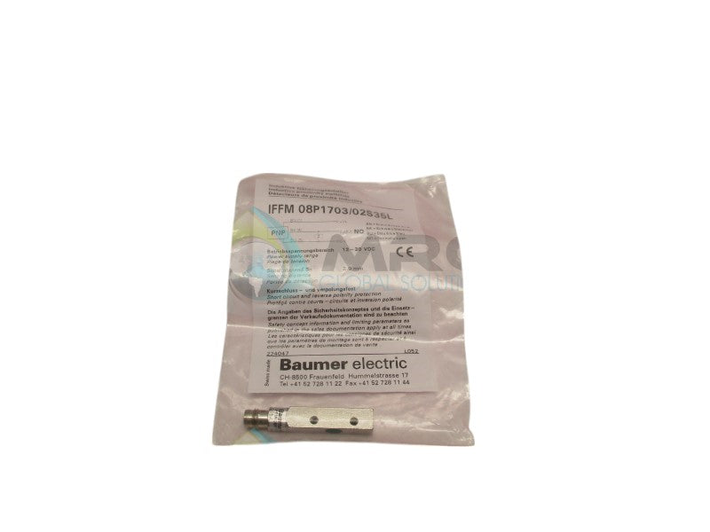 BAUMER ELECTRIC IFFM08P1703/02S35L INDUCTIVE PROX. SWITCH  NSMP