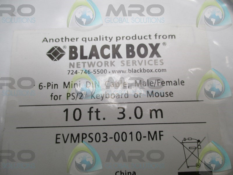 BLACK BOX EVMPS03-0010-MF CABLE 10'  NSMP