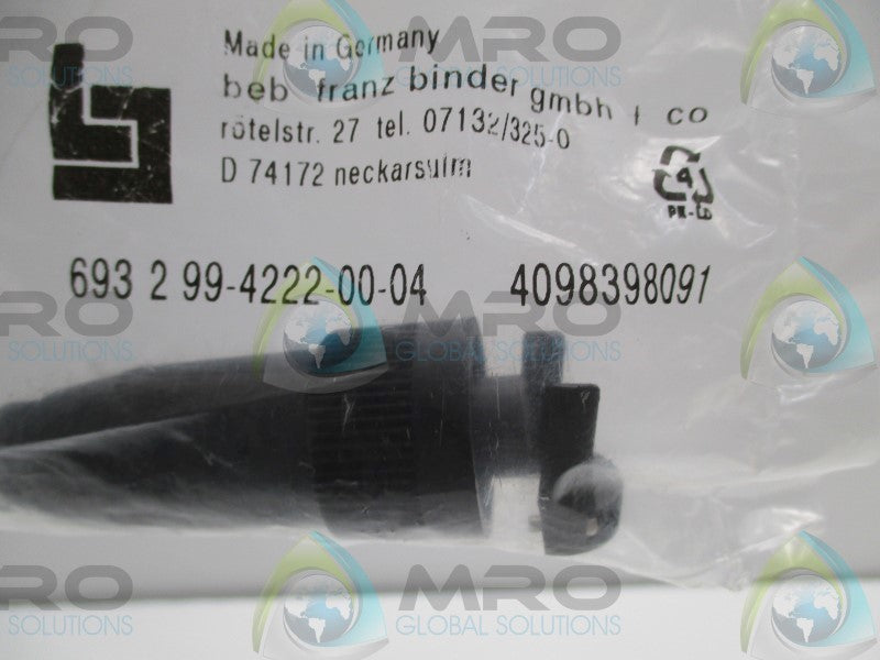 BINDER 693299-4222-00-04 CONNECTOR  NSMP