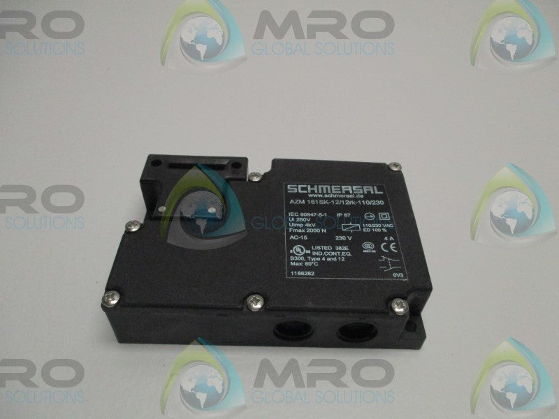 SCHMERSAL AZM161SK-12/12RK-110/230 SAFETY INTERLOCK SWITCH  NSMP