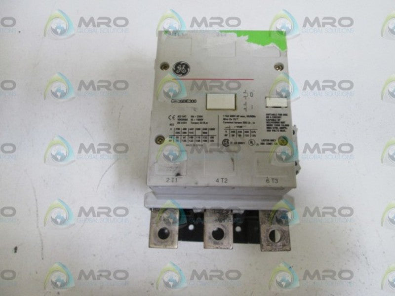 GENERAL ELECTRIC CONTACTOR GK08BE300 UNMP