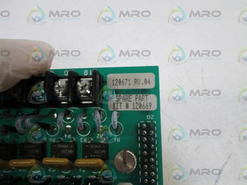 INDUSTRIAL SPARE PART LOGIC INTERFACE CARD 120669 REV. 03  NSMP