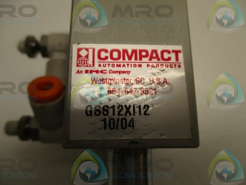 COMPACT GSS12XI12 GUIDE SLIDE CYLINDER  UNMP