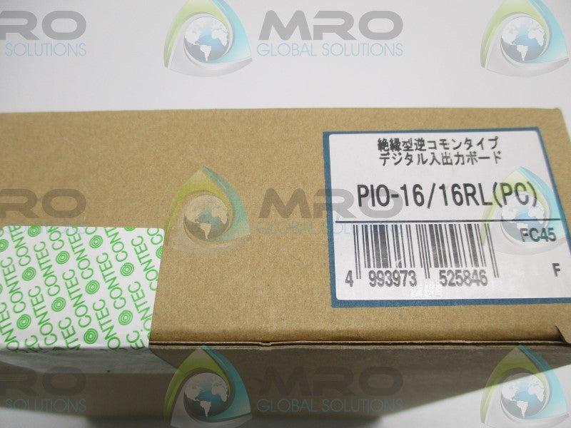 CONTEC PIO-16/16RL(PC) I/O DIGITAL MODULE  NSFS