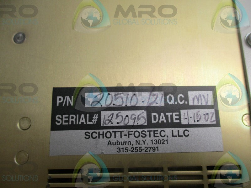NAVITAR 20510.121 POWER SUPPLY  NSNP