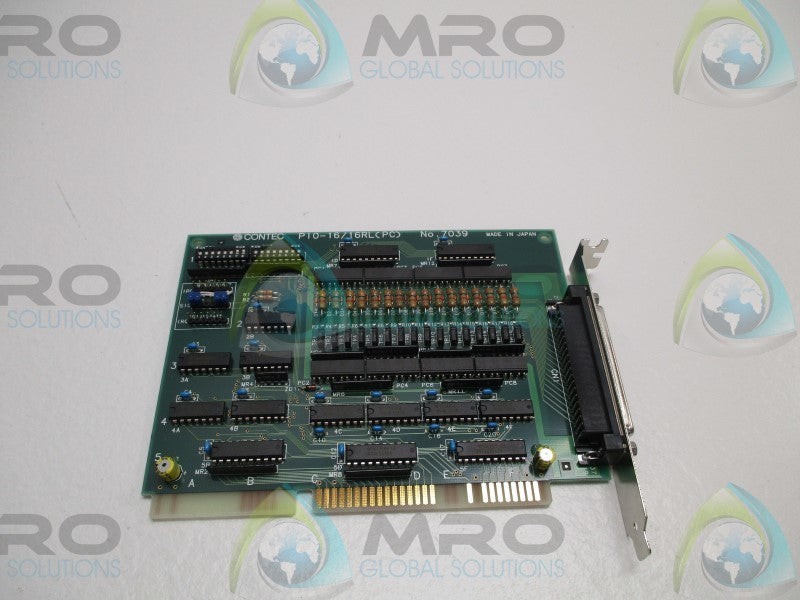 CONTEC PI0-16/16RL(PC) 7039 BOARD ASSEMBLY  NSMP