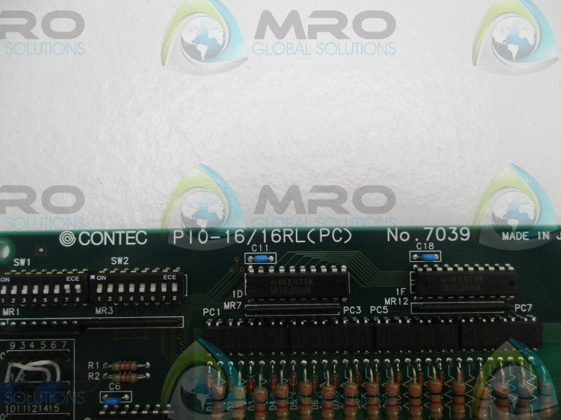 CONTEC PI0-16/16RL(PC) 7039 BOARD ASSEMBLY  UNMP
