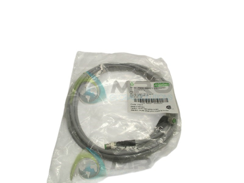 MURR ELEKTRONIK 7000-88021-2200200 MALE STRAIGHT CORDSET  NSMP