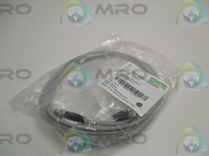 MURR ELEKTRONIK 7000-88021-2200200 MALE STRAIGHT CORDSET  NSMP