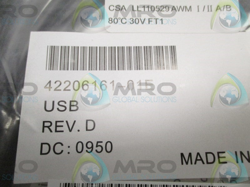 HONEYWELL 42206161-01E USB CABLE * NEW IN FACTORY BAG *