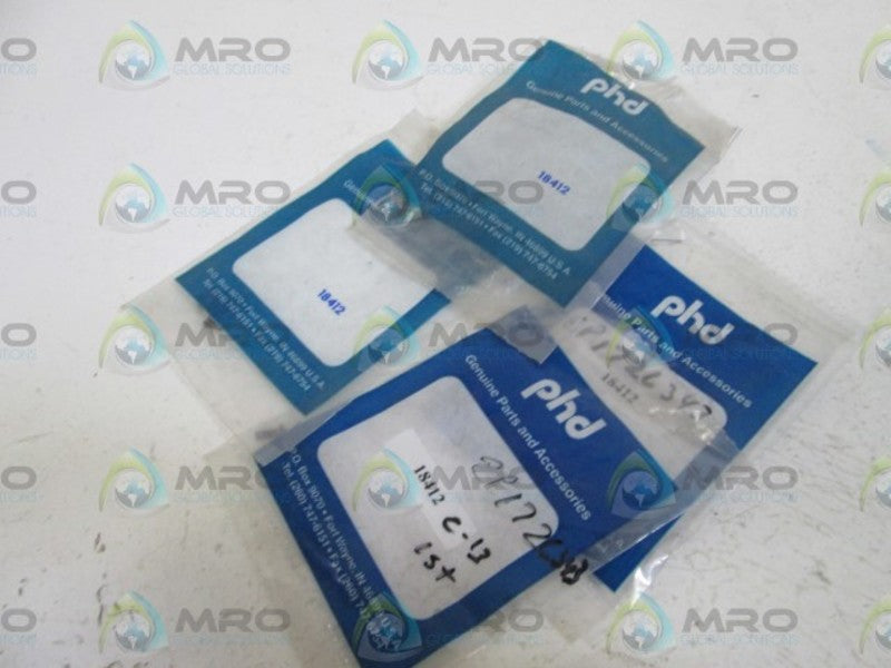 LOT OF 4 PHD STRAIN RELIEF KIT 18412 NSMP