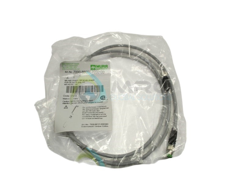 MURR ELEKTRONIK 7000-88001-2200100 MALE/FEMALE CORDSET  NSMP