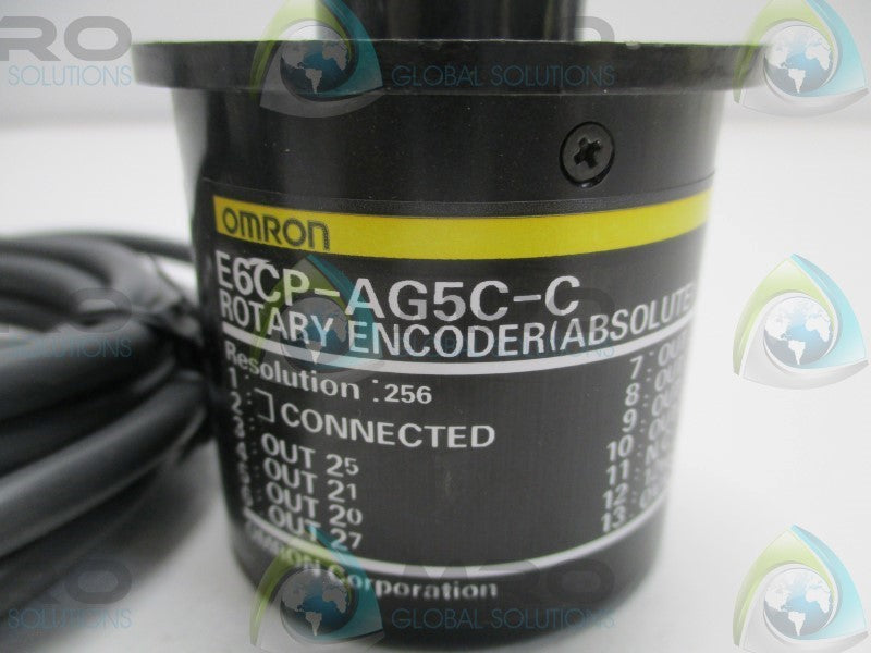 OMRON E6CP-AG5C-C ROTARY ENCODER ABSOLUTE (MISSING ACCESSORIES)  NSNP
