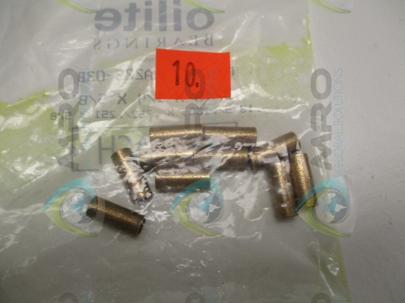 OILITE AA225-03B PLAIN SLEEVE (PKG. OF 10)  NSMP
