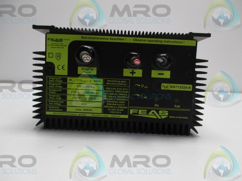 FEAS SNT12524-K SWITCH MODE POWER SUPPLY  UNMP