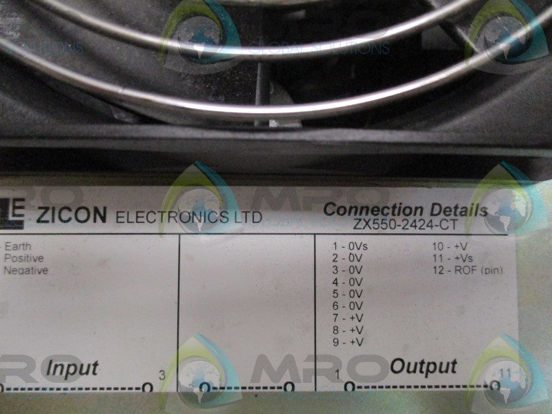 ZICON ELECTRONICS ZX550-2424-CT POWER SUPPLY UNIT  UNMP