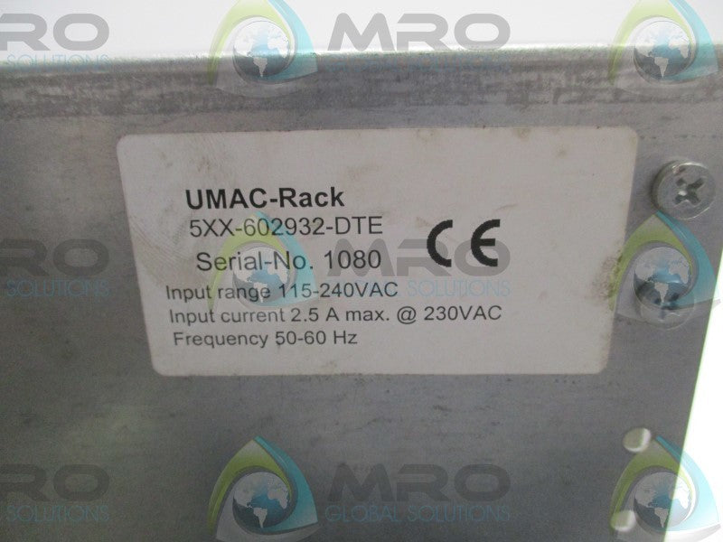 UMAC 5XX-602932-DTE RACK  UNMP