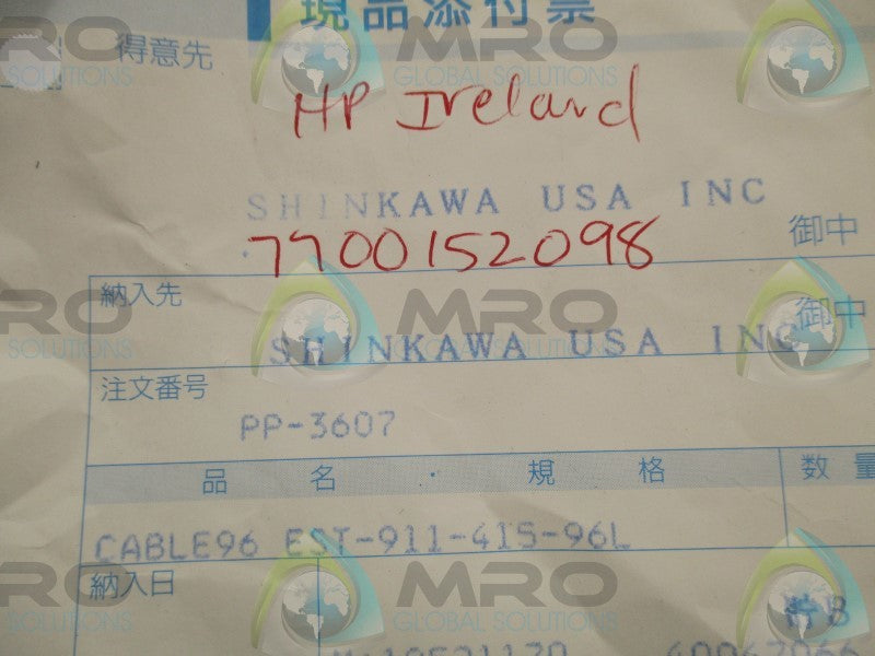 SHINKAWA EST-911-415-96L CABLE  NSNP