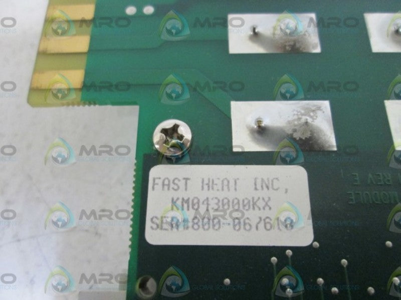 FAST HEAT INC, CARD KM043000KX  UNMP