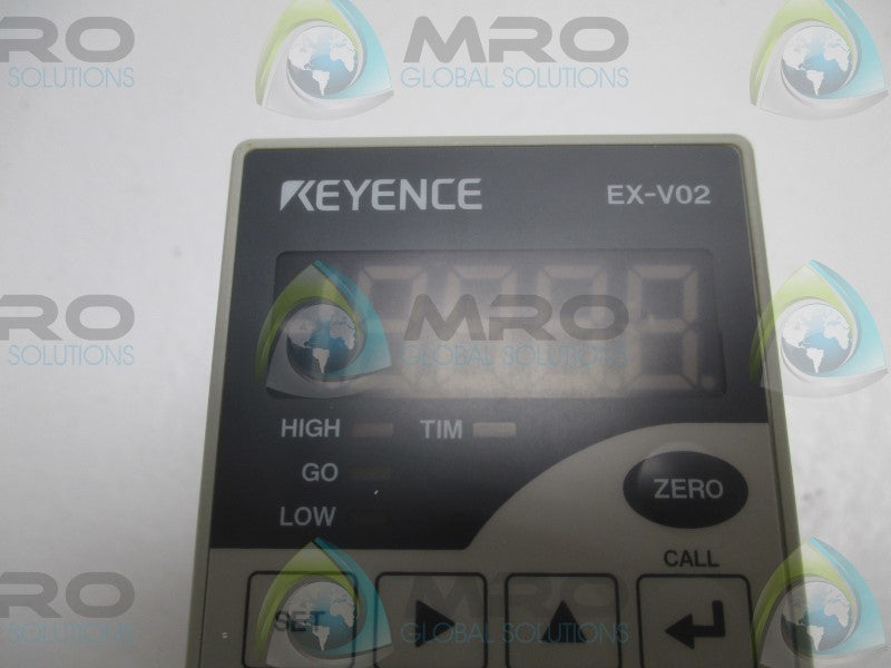 KEYENCE EX-V02 DIGITAL DISPLACEMENT SENSOR  NSMP