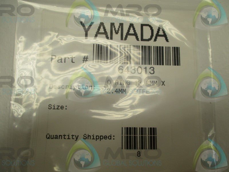 YAMADA 643013 O-RING (PKG. OF 8)  NSMP