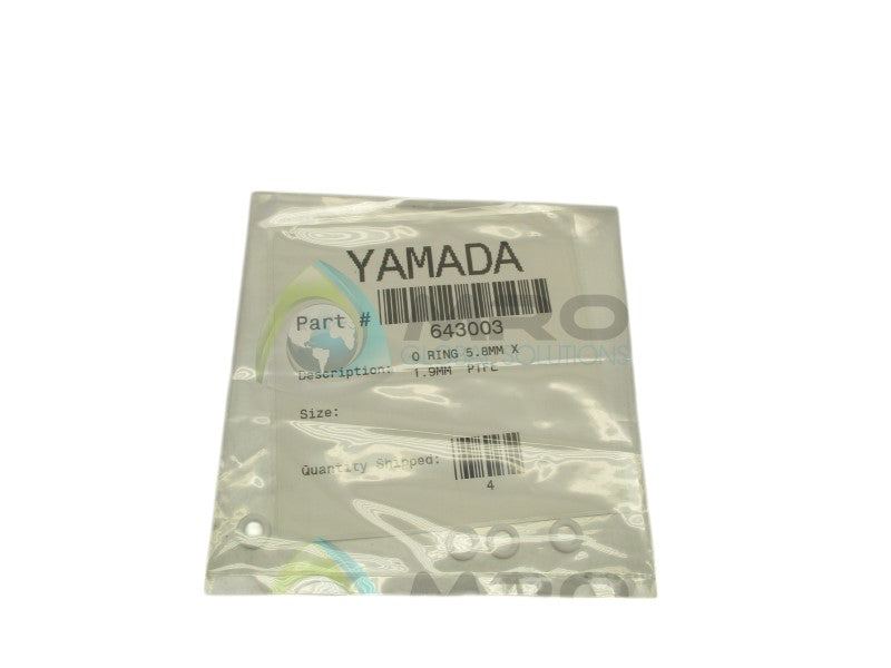 YAMADA 643003 O-RING (PKG. OF 4)  NSMP