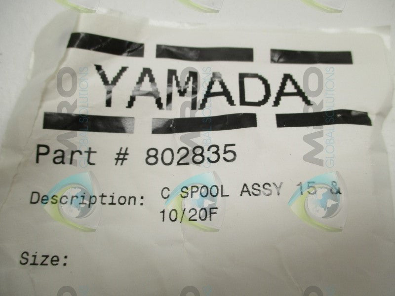 YAMADA 802835 SPOOL ASSEMBLY  NSNP