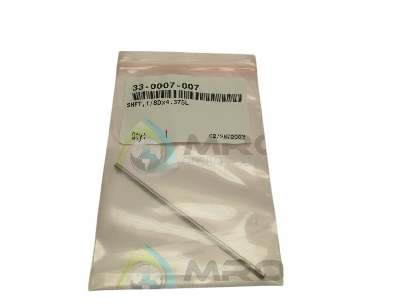ONTRAK 33-0007-007 SHAFT 1/8x4.375L  NSNP