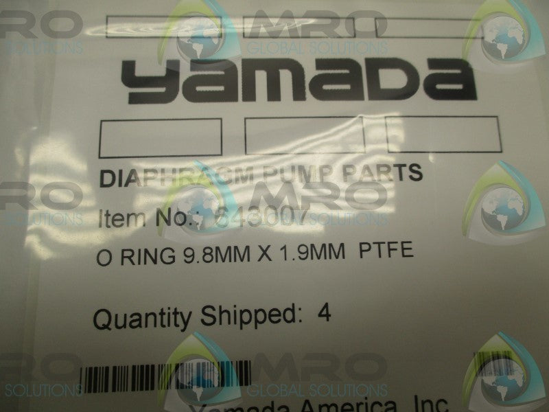 YAMADA 643007 O-RING (PKG. OF 4)  NSMP