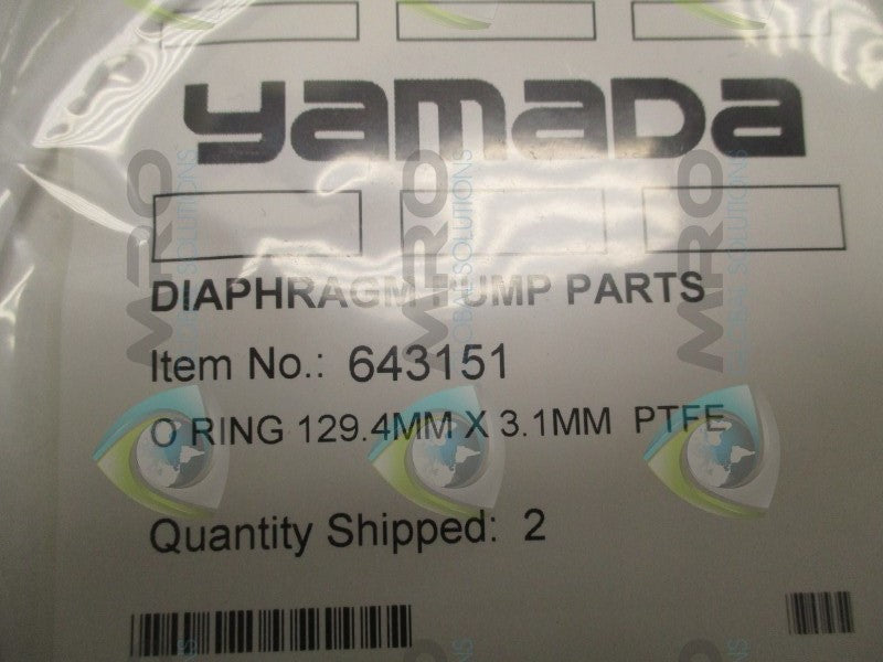 YAMADA 643151 O-RING (PKG. OF 2)  NSMP