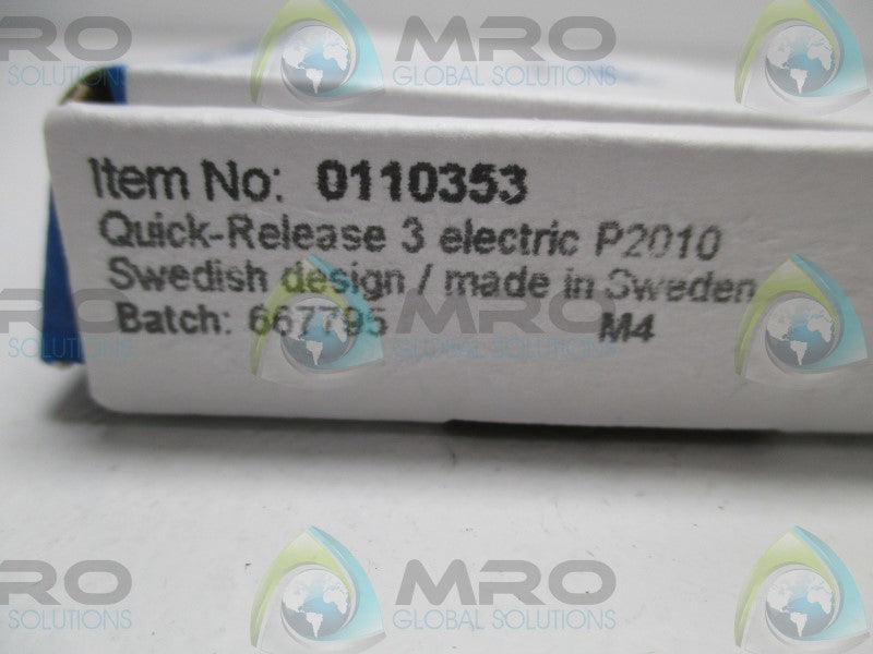 PIAB 0110353 VACUUM PUMP QUICK RELEASE  NSMP