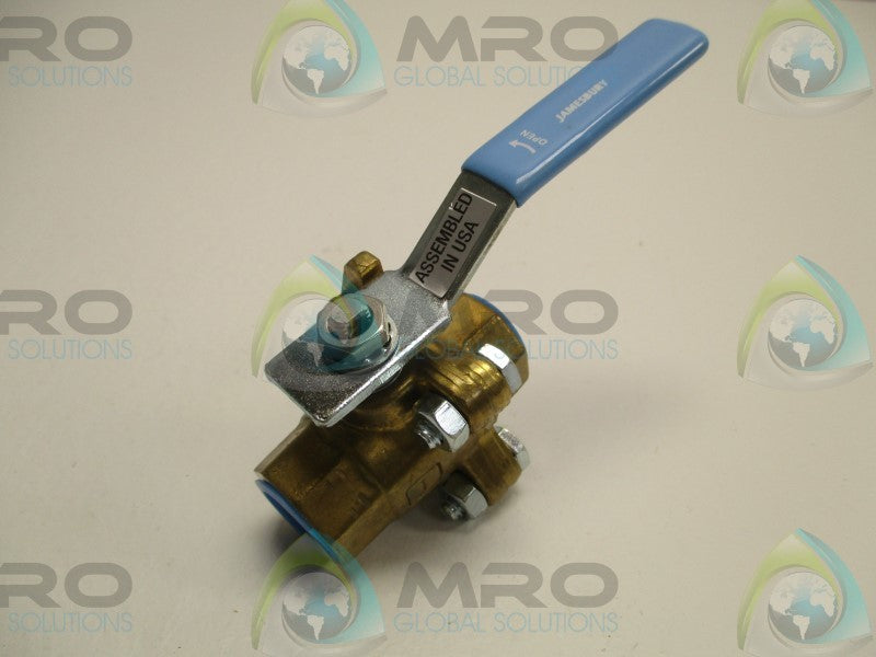 JAMESBURY 1136TTC0 BALL VALVE 1/2"  NSNP