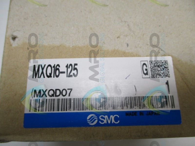 SMC MXQ16-125 CYLINDER AIR SLIDE TABLE  NSMP
