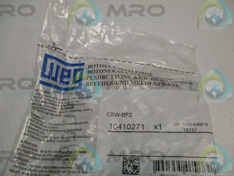 WEG CSW-BF2 10410271 GREEN PUSHBUTTON PILOT LIGHT  NSMP