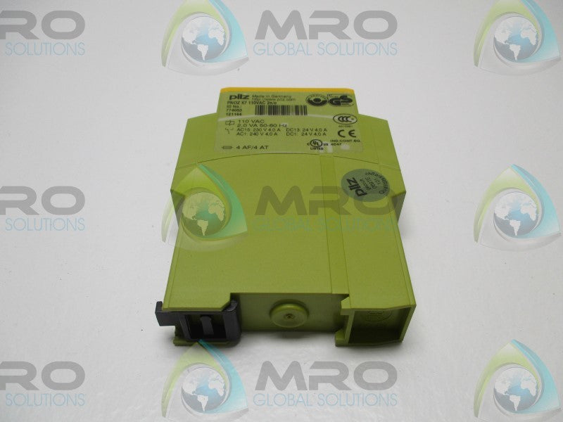 PILZ PNOZ-X7-110VAC-2N/O SAFETY RELAY  NSNP