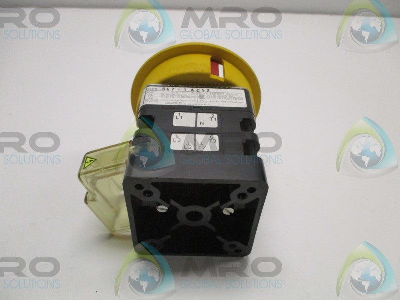 SIEMENS 3LC5047-1AC52 ROTARY SWITCH (AS PICTURED)  NSNP