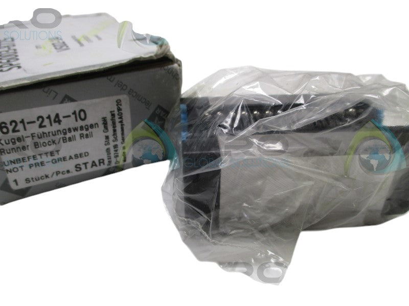 STAR 1621-214-10 RUNNER BLOCK/BALL RAIL  NSMP