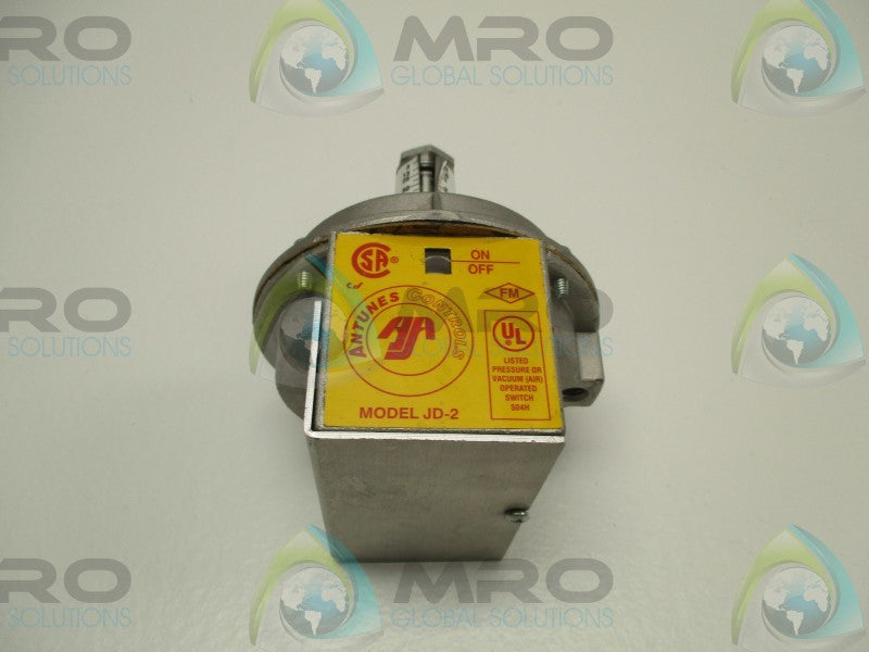ANTUNES CONTROLS JD-2-GREY PRESSURE SWITCH 3-102/MM W.C. .1-4/"W.C.  UNMP