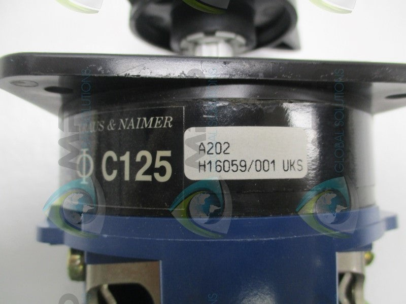KRAUS & NAIMER C125 A02 H16059/001 ROTARY SWITCH (AS PICTURED)  NSNP