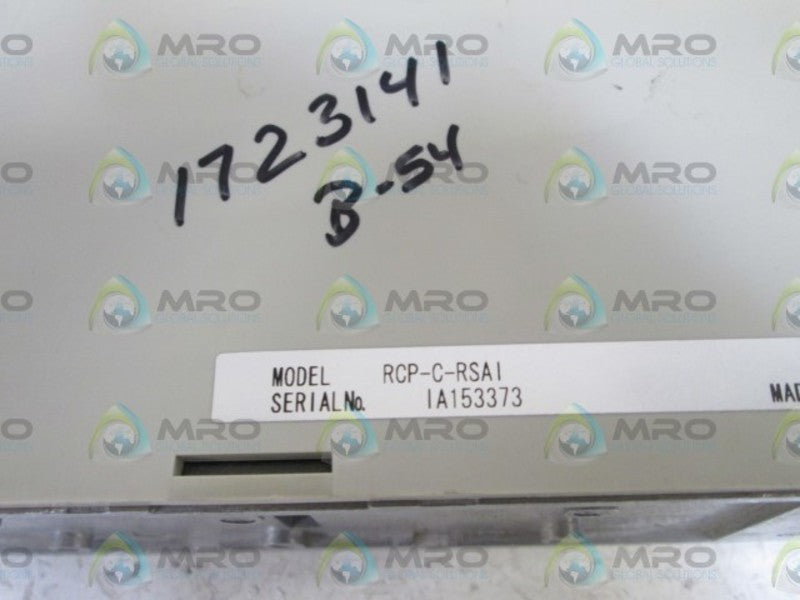ROBO CYLINDER CONTROLLER LINEAR ACTUATOR RCP-C-RSAI UNMP