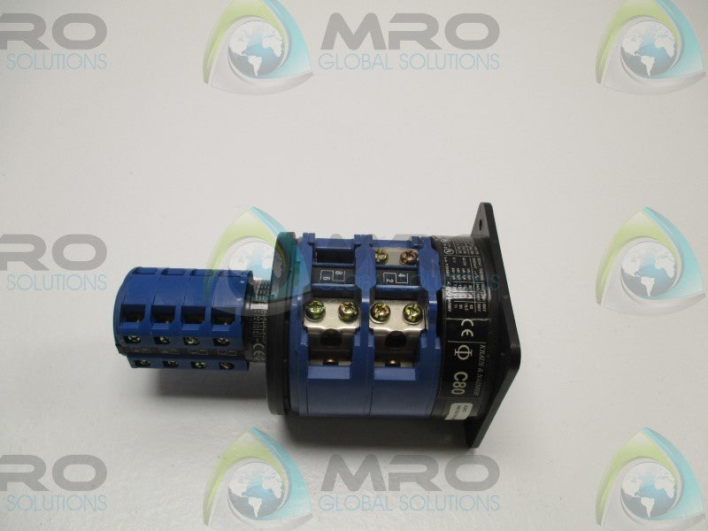 KRAUS & NAIMER C80 A202H61228/001 ROTARY SWITCH (AS PICTURED)  NSNP