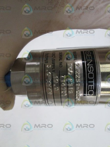 SENSOTEC PRESSURE TRANSDUCER Z/2251-05ZG  NSNP