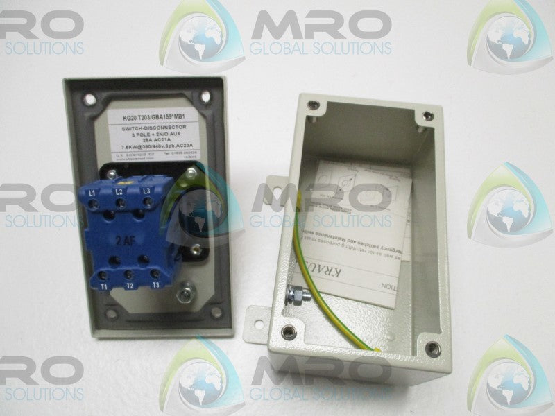 KRAUS & NEIMER KG20T203/GBA159MB1 SWITCH DISCONNECTOR  NSNP