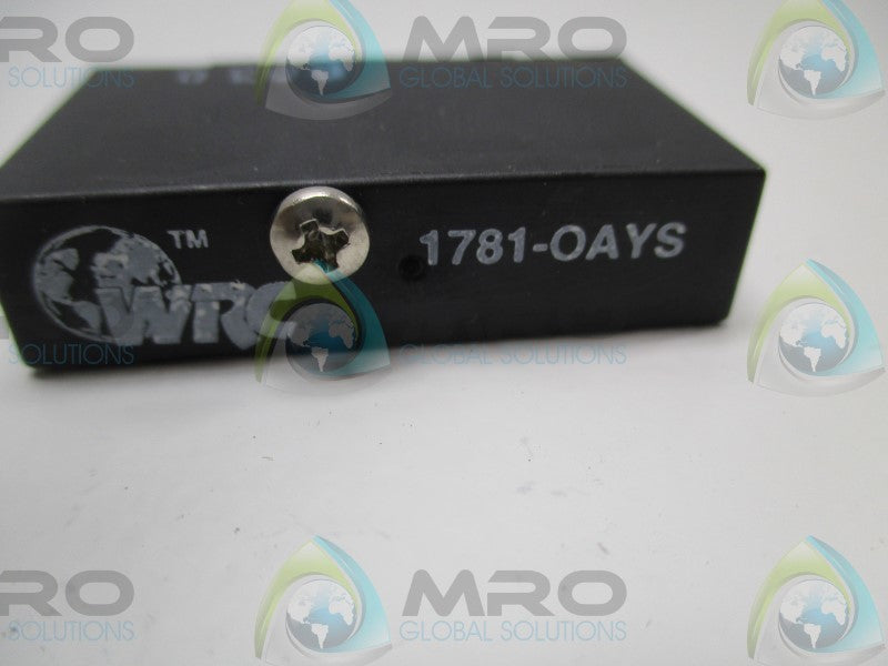 WRC 1781-OAYS I/O MODULE  NSNP