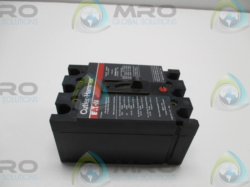 CUTLER HAMMER FS360125A CIRCUIT BREAKER 125 A  UNMP