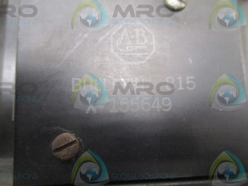 ALLEN BRADLEY X-155649 OVERLOAD RELAY (AS PICTURED)  UNMP