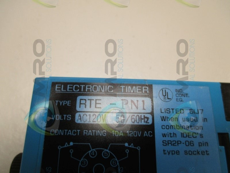 IDEC RTE-PN1 ELECTRONIC TIMER (AS PICTURED)  UNMP