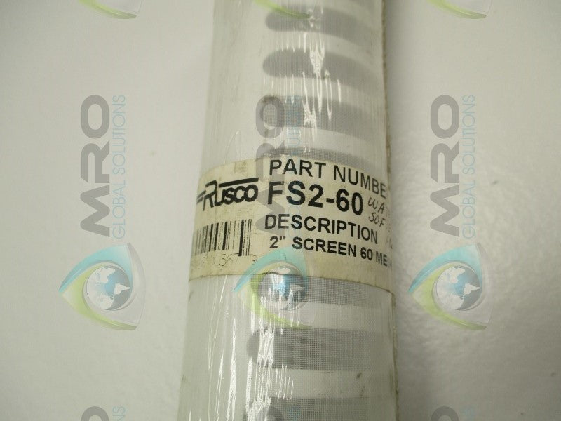 RUSCO FS2-60 2" SCREEN 60 MESH  NSMP